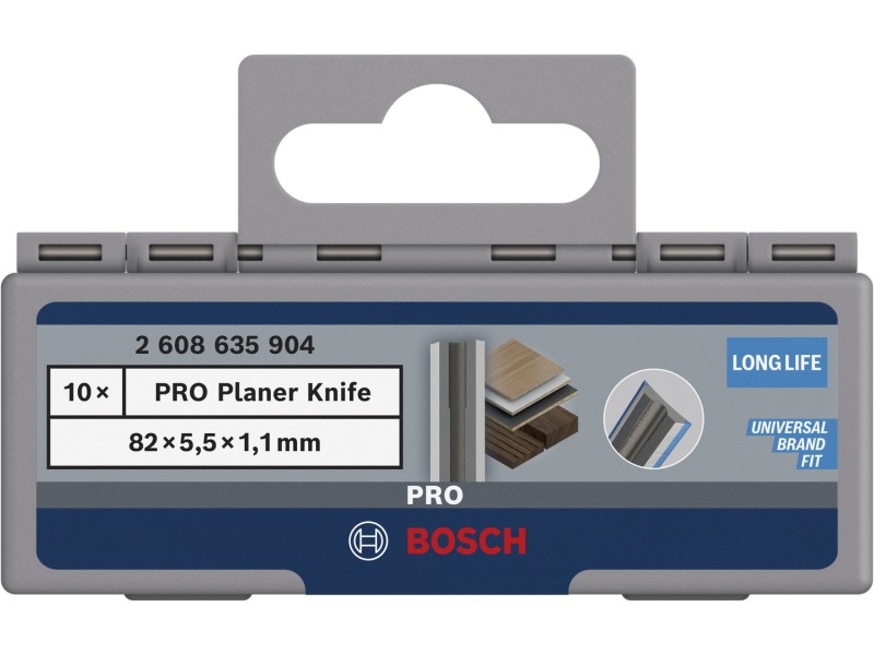 Skobeljni nož Bosch PRO, Dimenzije: 82x5,5x1,1mm, 2608635904